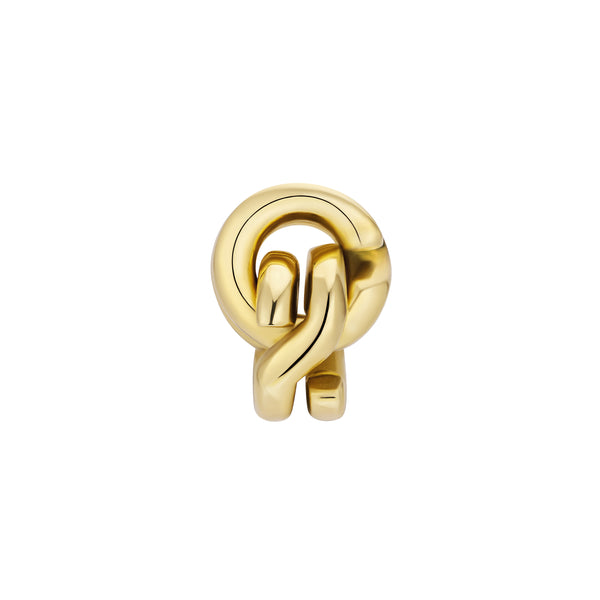 Ouie - Single Keyring Earring - (Yellow Gold)