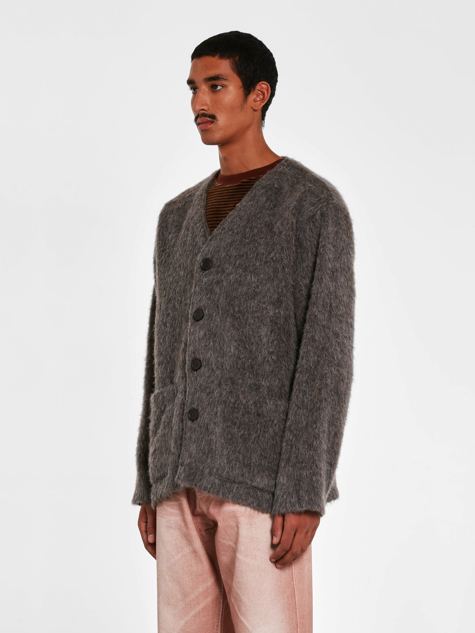 Our Legacy - Men’s Cardigan - (Grey) view 3