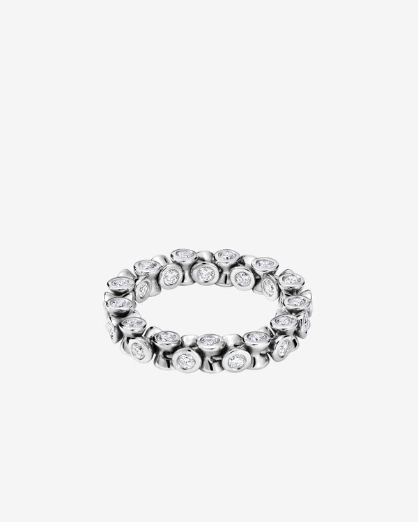 Ox - Ourglass Ring - (White Gold)