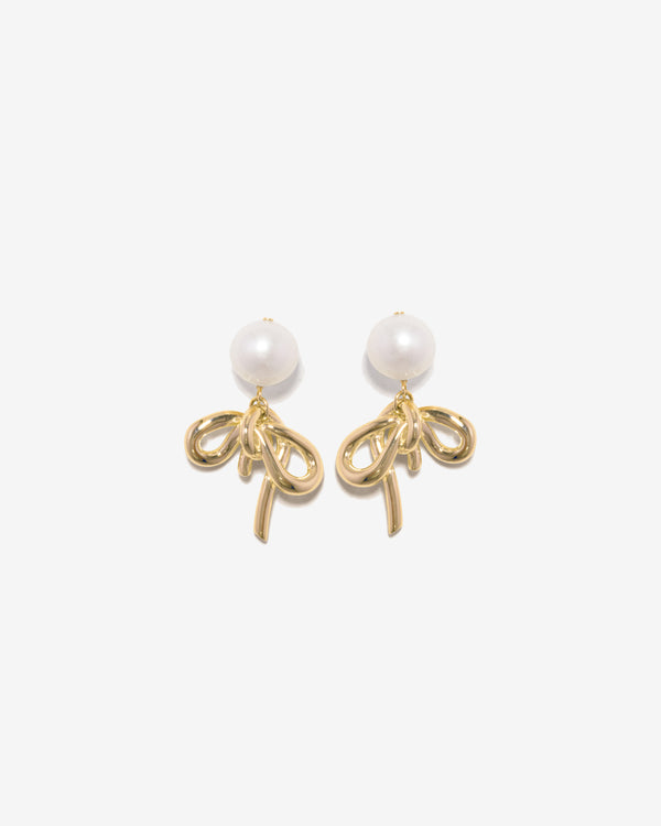 Completedworks - Earrings With Pearl - (Gold/Pearl)