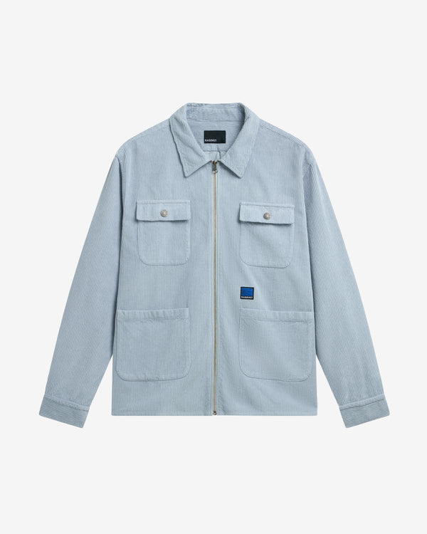 Rassvet - Men's Corduroy Zip Shirt - (Light Blue)