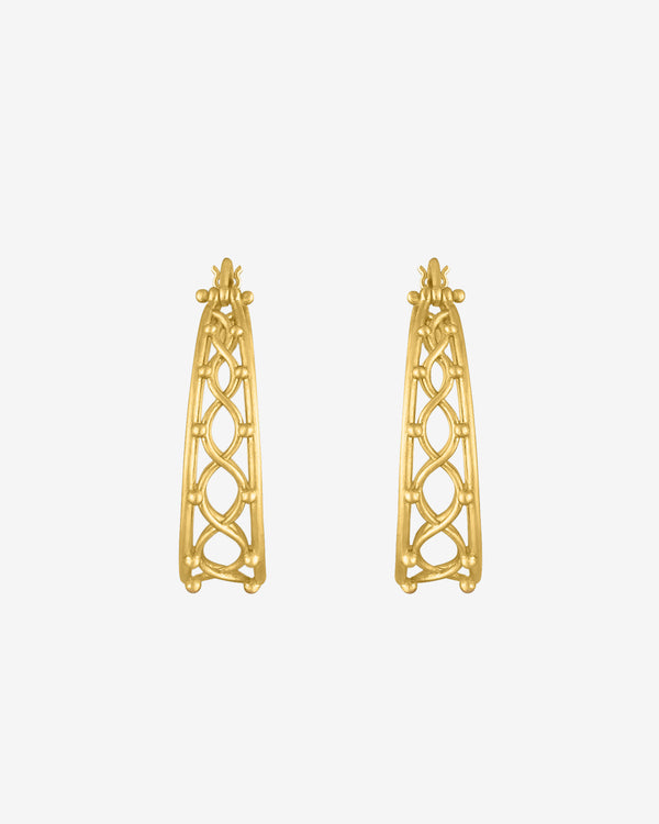 Prounis - Women's Vitta Hoop Earrings - (Gold)