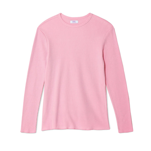 ERL - Men's Waffle Long Sleeve T-Shirt - (Pink)
