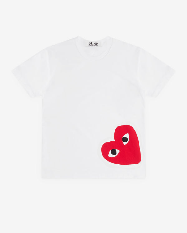 Play Comme des Garçons - Corner Heart T-Shirt - (White)