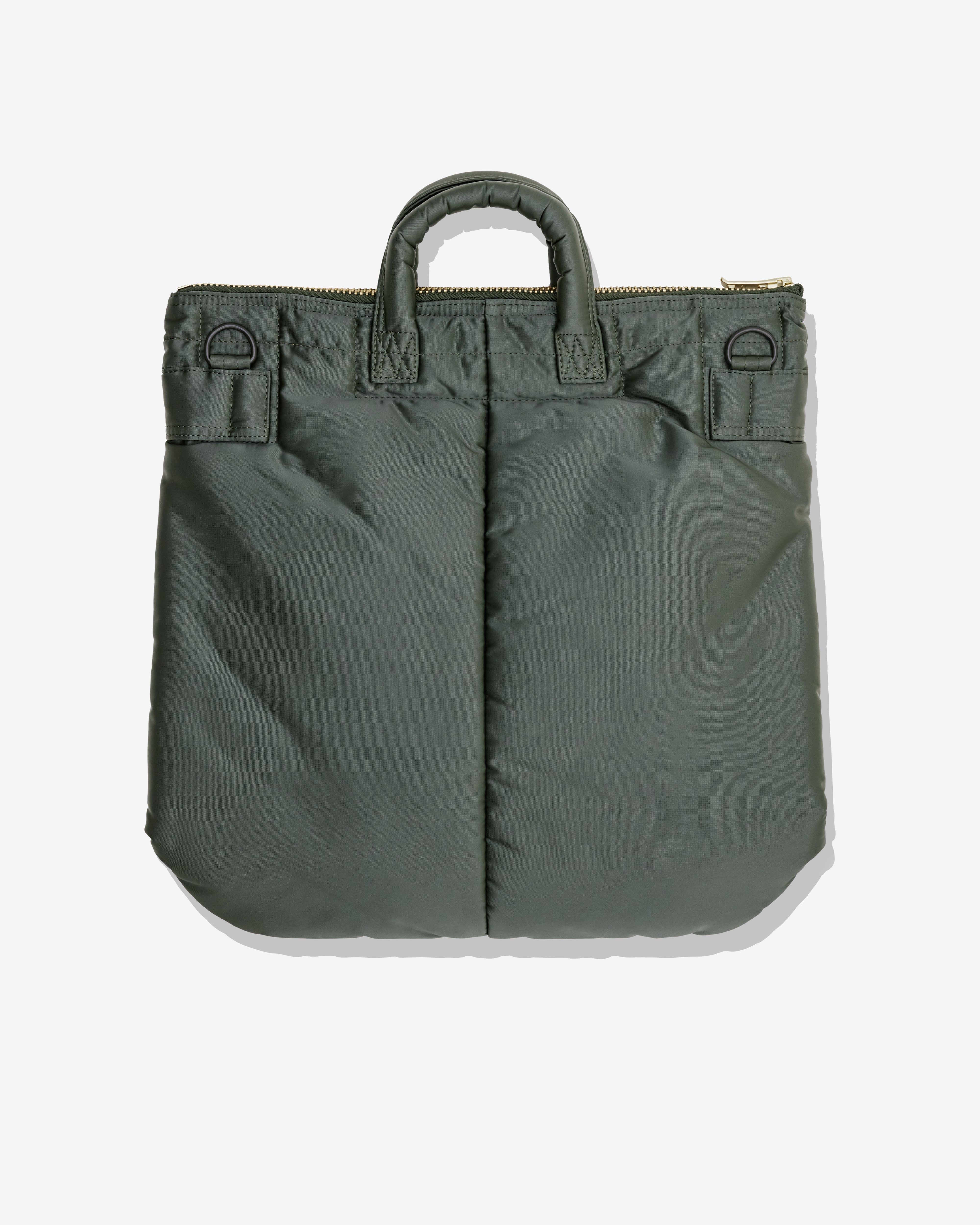 Porter Yoshida & Co.: Men's Tanker Helmet Bag (Green) | DSMNY E-SHOP