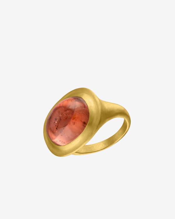 Prounis - Women's Peach Tourmaline Masona Ring - (Gold)
