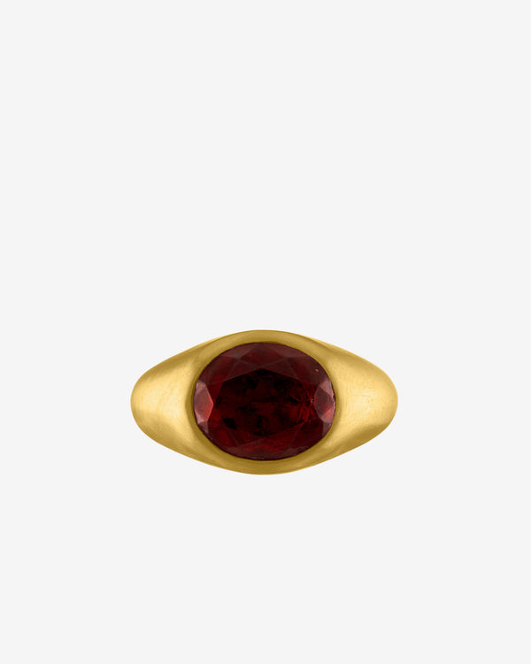 Prounis - Women's Faceted Rhodolite Garnet Gaea Roz Ring - (Gold)