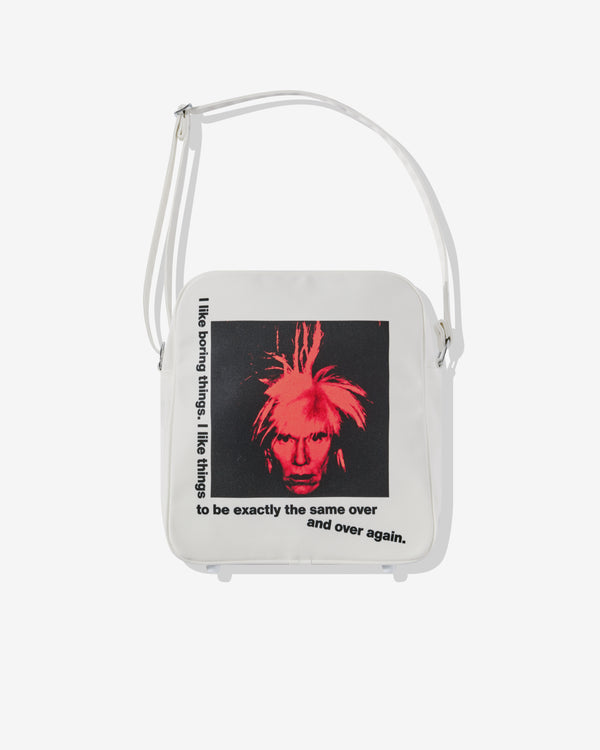 CDG Shirt - Andy Warhol Shoulder Bag - (White/Print J)