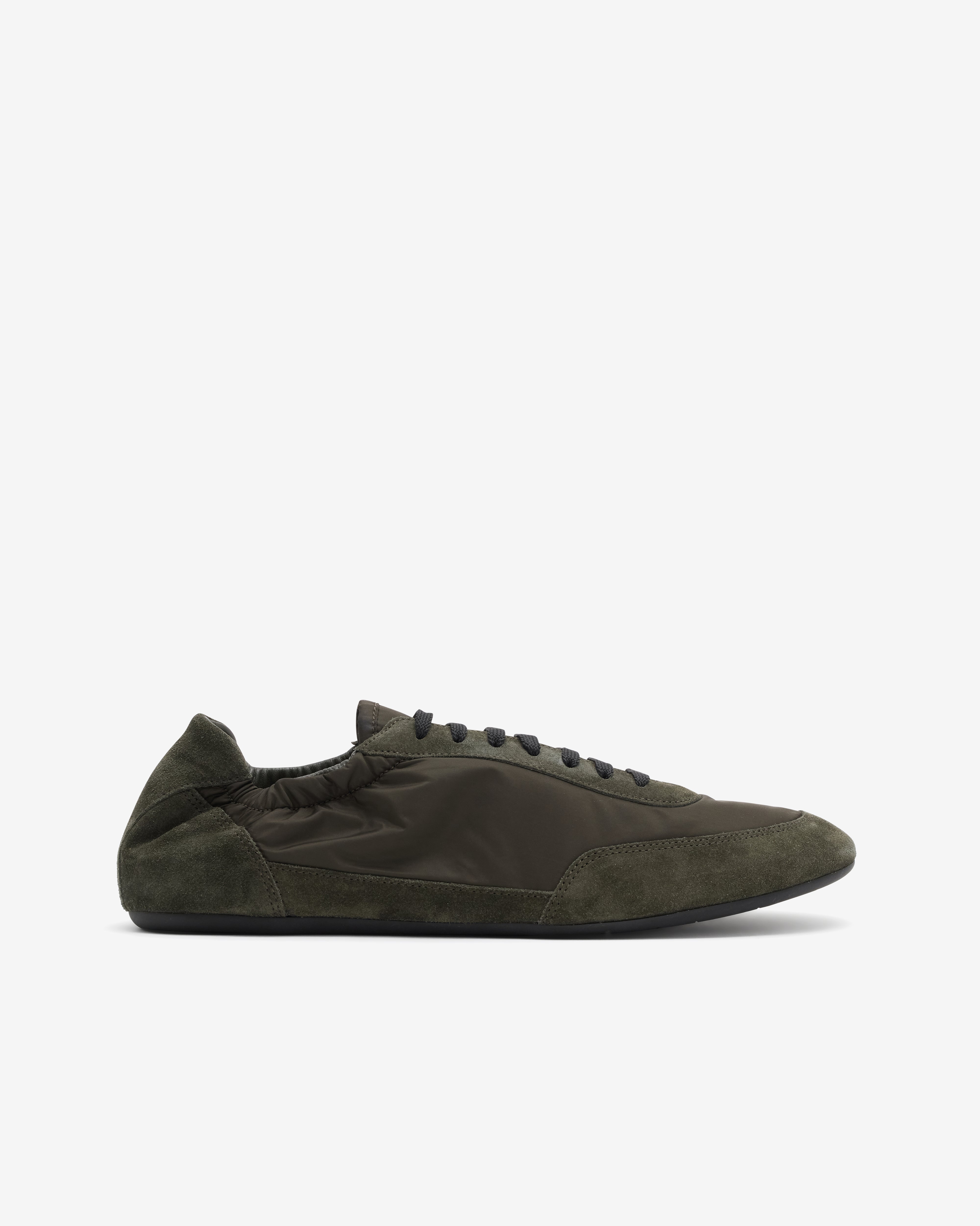 Prada: Men's Collapse Re-Nylon Elasticized Sneakers (Camouflage