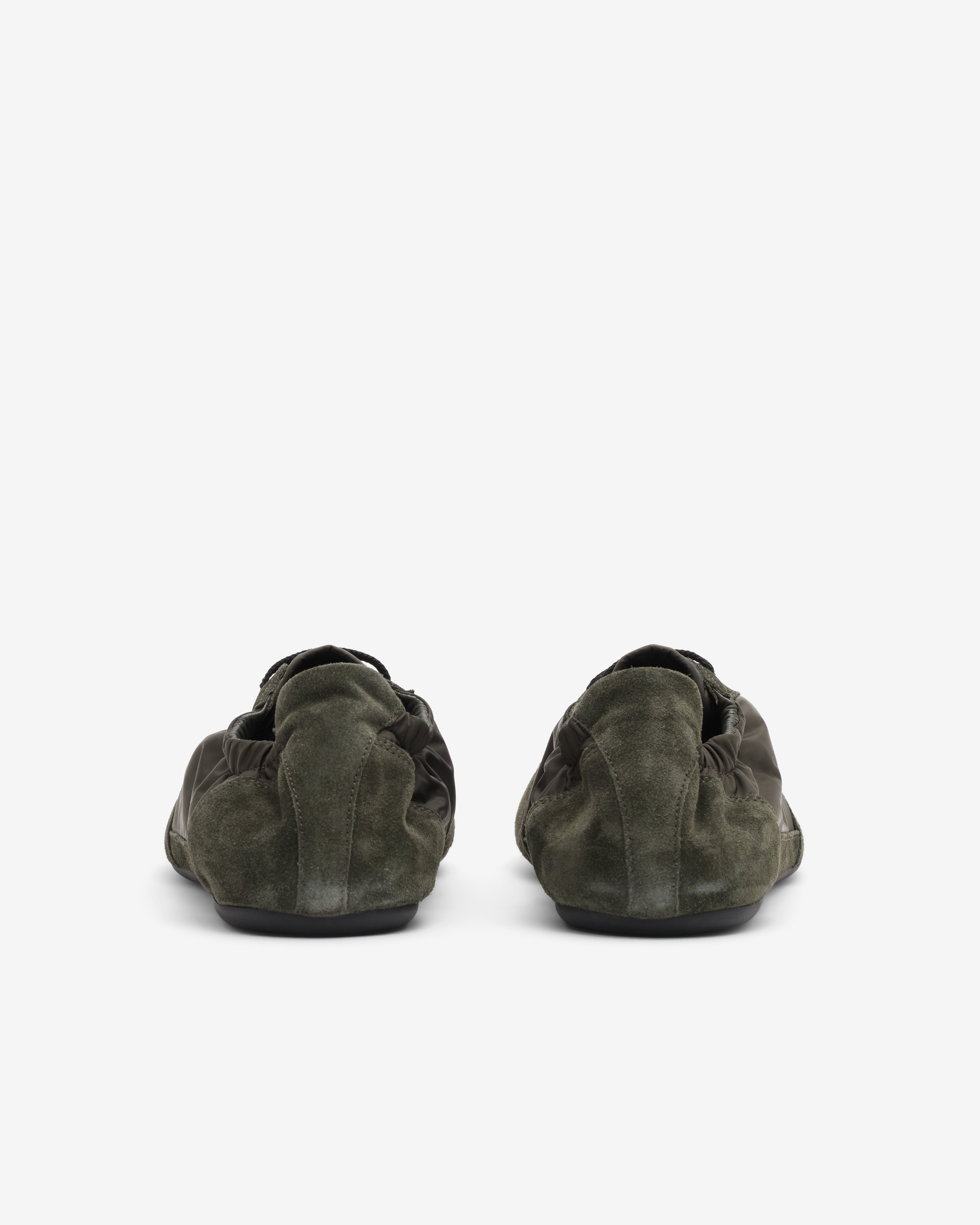 Prada: Men's Collapse Re-Nylon Elasticized Sneakers (Camouflage