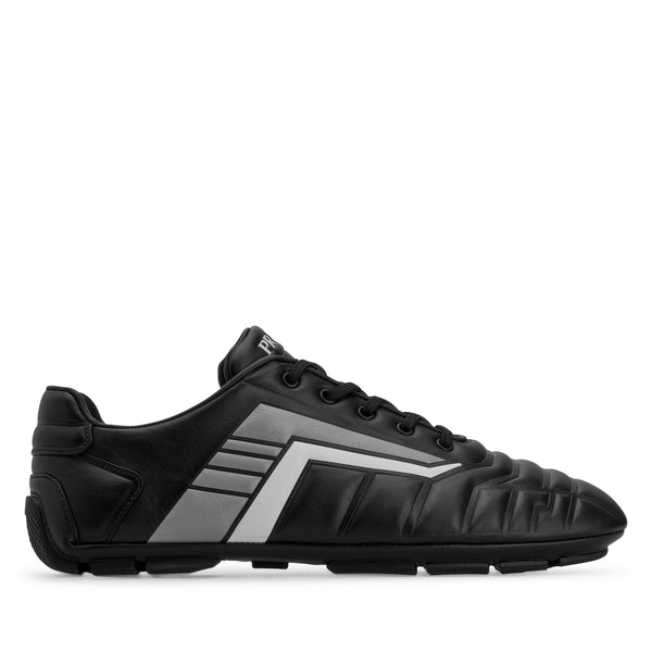 Prada - Men’s Rev Leather Sneakers - (Black/Grey)