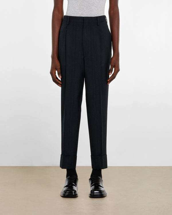 Prada - Men's Wool Pants - (Navy)