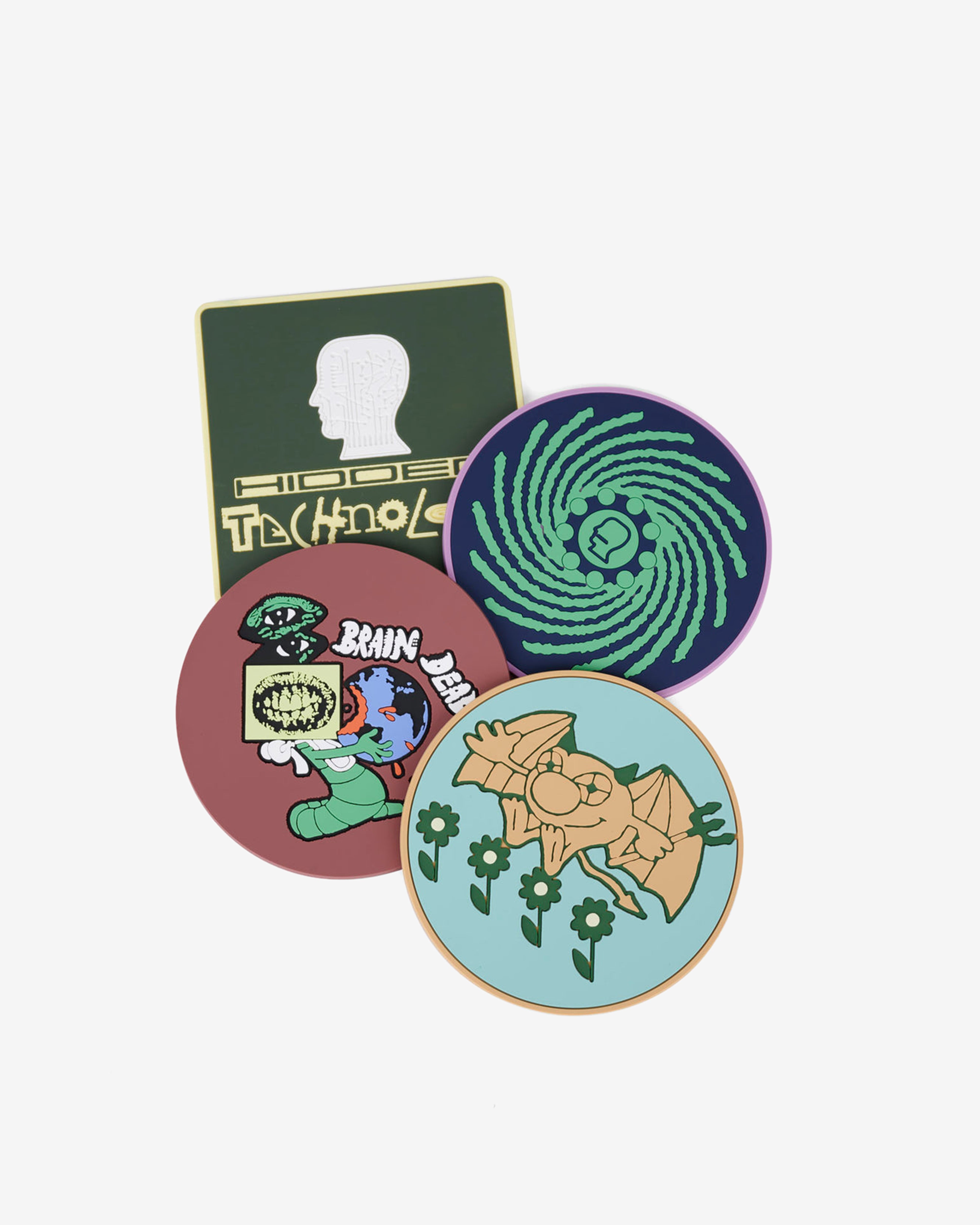 Brain Dead: PVC Coaster Set (Multi) | DSMNY E-SHOP