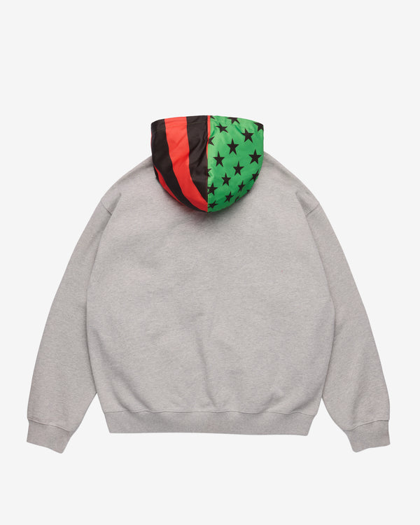 Denim Tears - Men's Pan African Flag Zip Hoodie - (Grey)