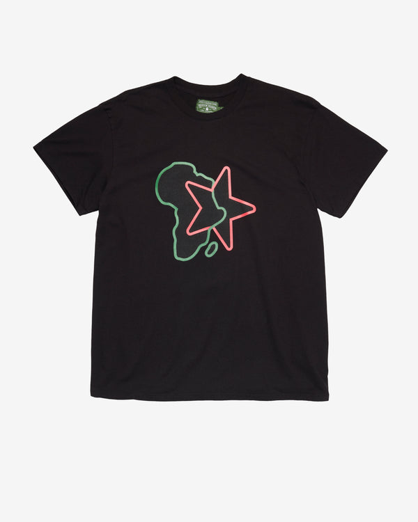 Denim Tears - Men's Pan Star Short Sleeve Tee - (Black)