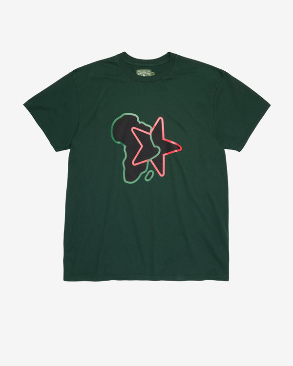 Denim Tears - Men's Pan Star Short Sleeve Tee - (Green)