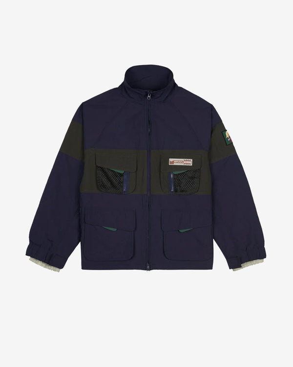 Brain Dead - Men's Paneled Snow Jacket - (Navy)