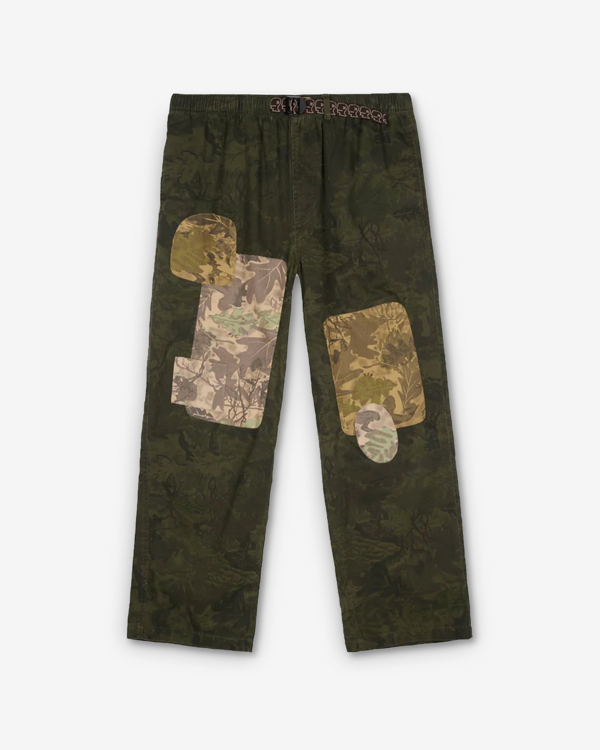 Brain Dead - Men's Patchwork Climber Pants - (Leaf Camo) view 1, Click to Zoom in