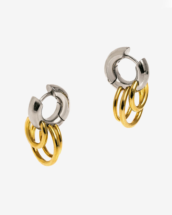 Panconesi - Pierced Huggies - (Gold)