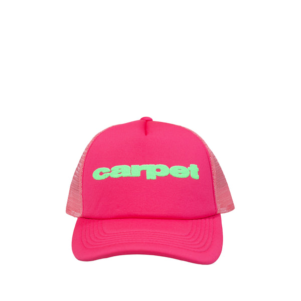 Carpet - Puff Trucker Hat - (Pink Purple)