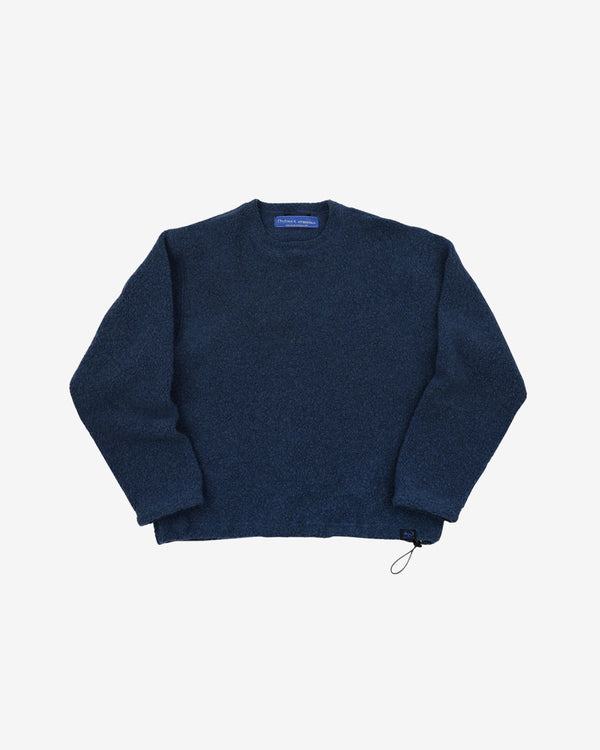 Online Ceramics - Men's Recycled Wool Pullover - (Slate Blue)