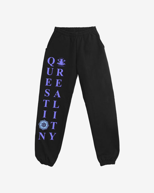 Online Ceramics - Men's Question Reality Sweatpants - (Black)