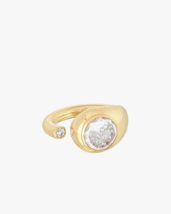 Moritz Glik - Women's Singular Open Ring - (Yellow Gold)