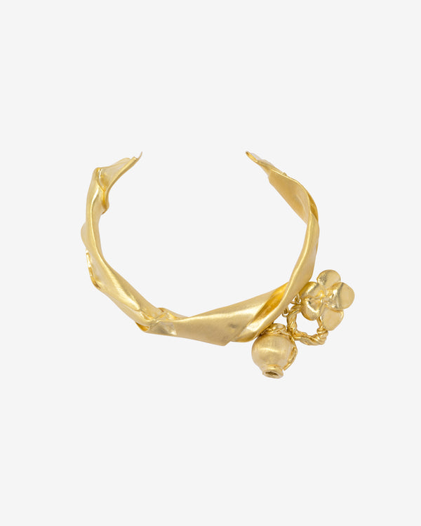 Completedworks - Women's Tumbled Multi Charm Bracelet - (Recycled Brass)