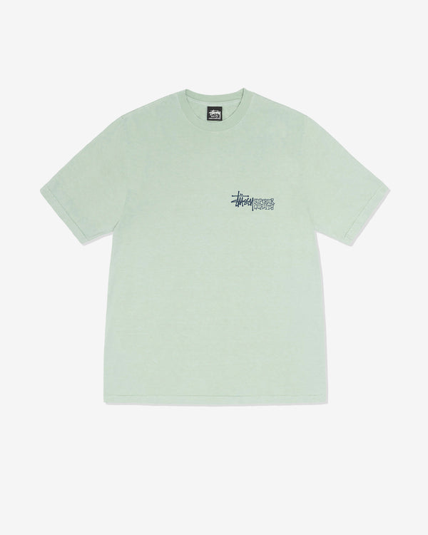 Stüssy - Men's Superior Quality Pig. Dyed T-Shirt - (Green)