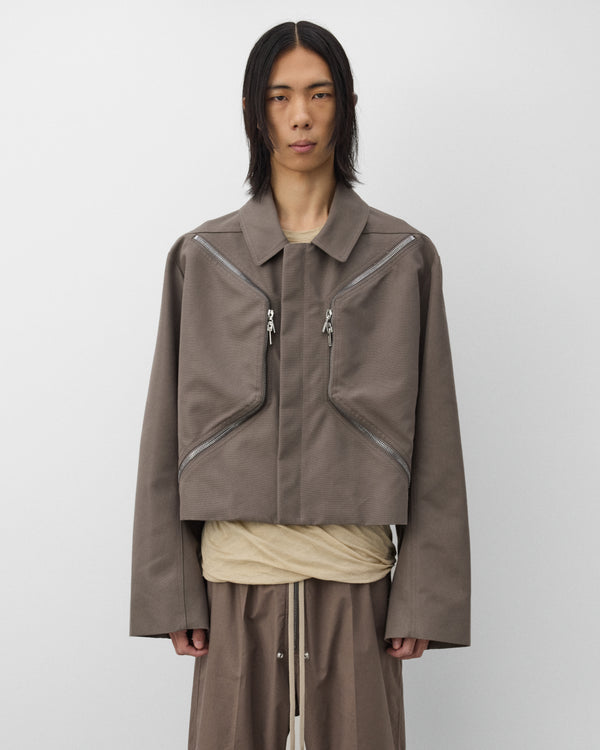 Rick Owens - Men's Heizer Mac Jacket - (Grey)