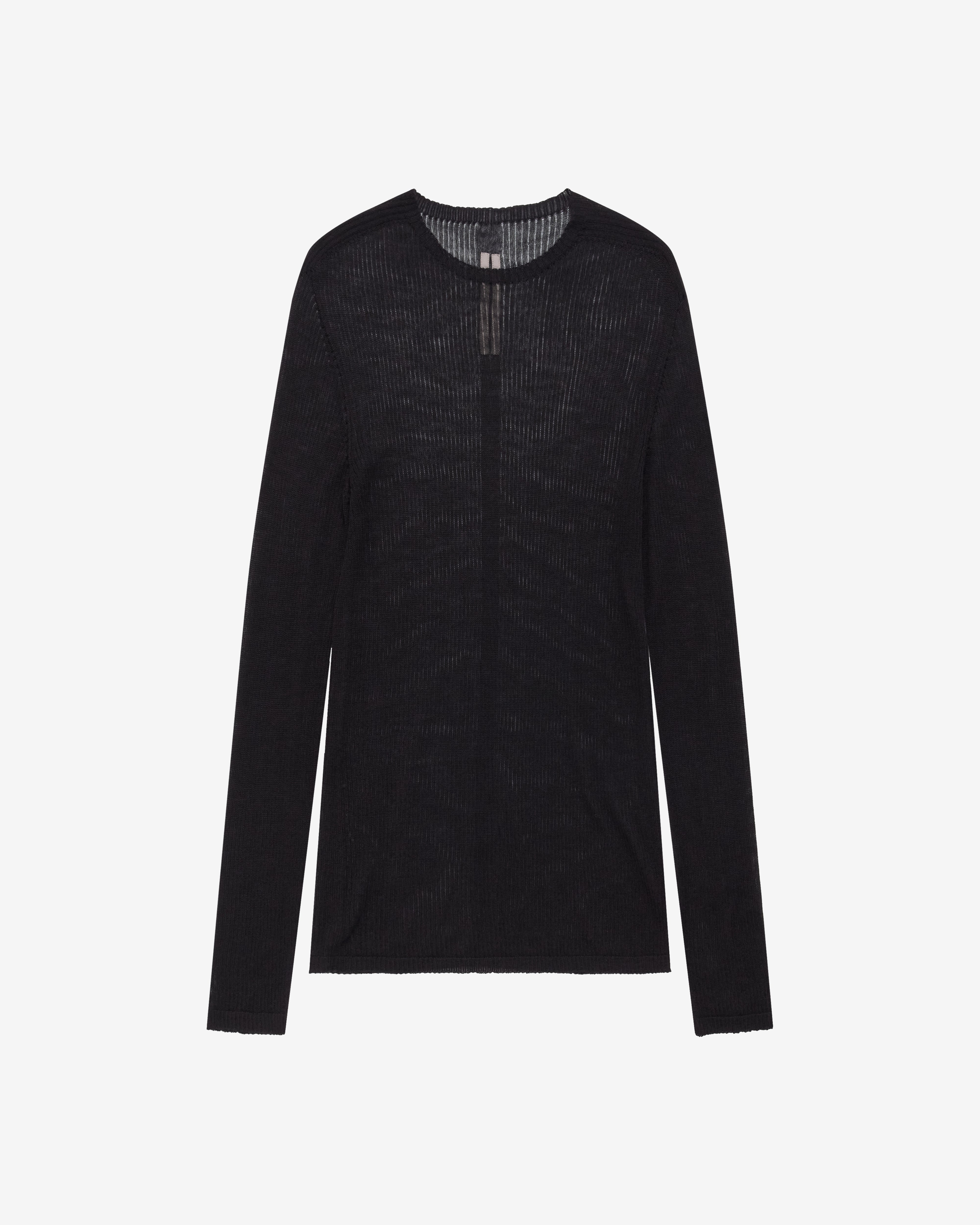 Rick Owens: Men's Knit Dennis Top (Black) | DSMNY E-SHOP