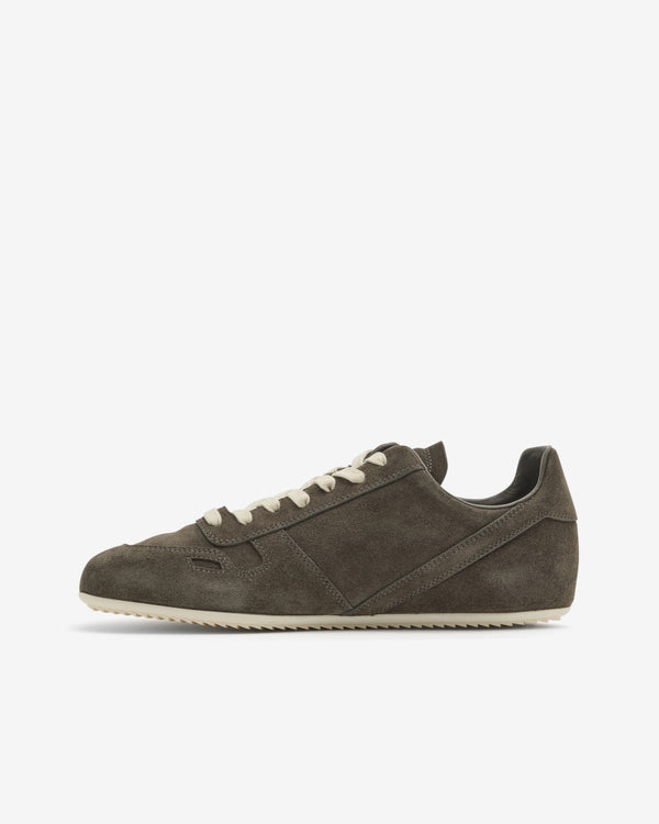 Rick Owens - Men's Suede Minimal Sneaker - (Euca/Milk)