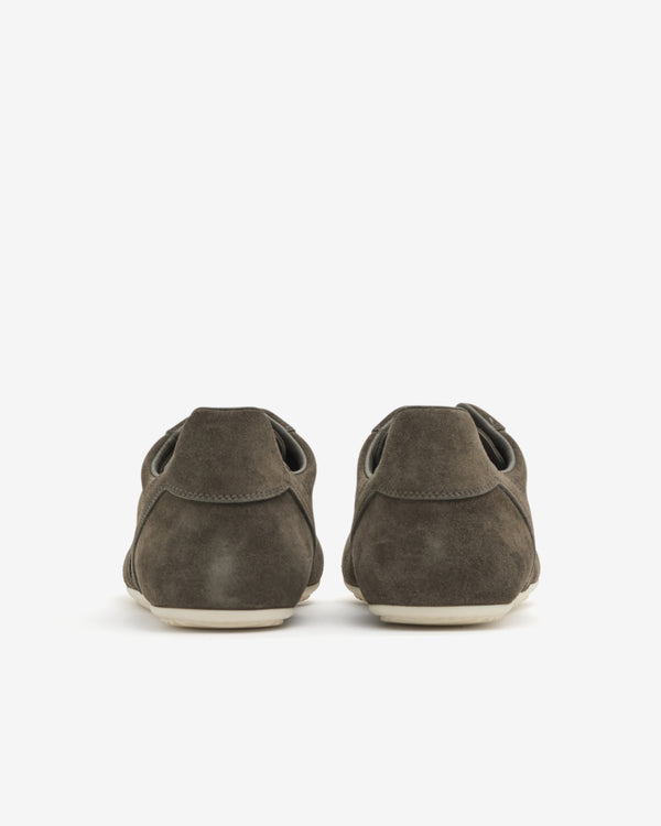 Rick Owens - Men's Suede Minimal Sneaker - (Euca/Milk)