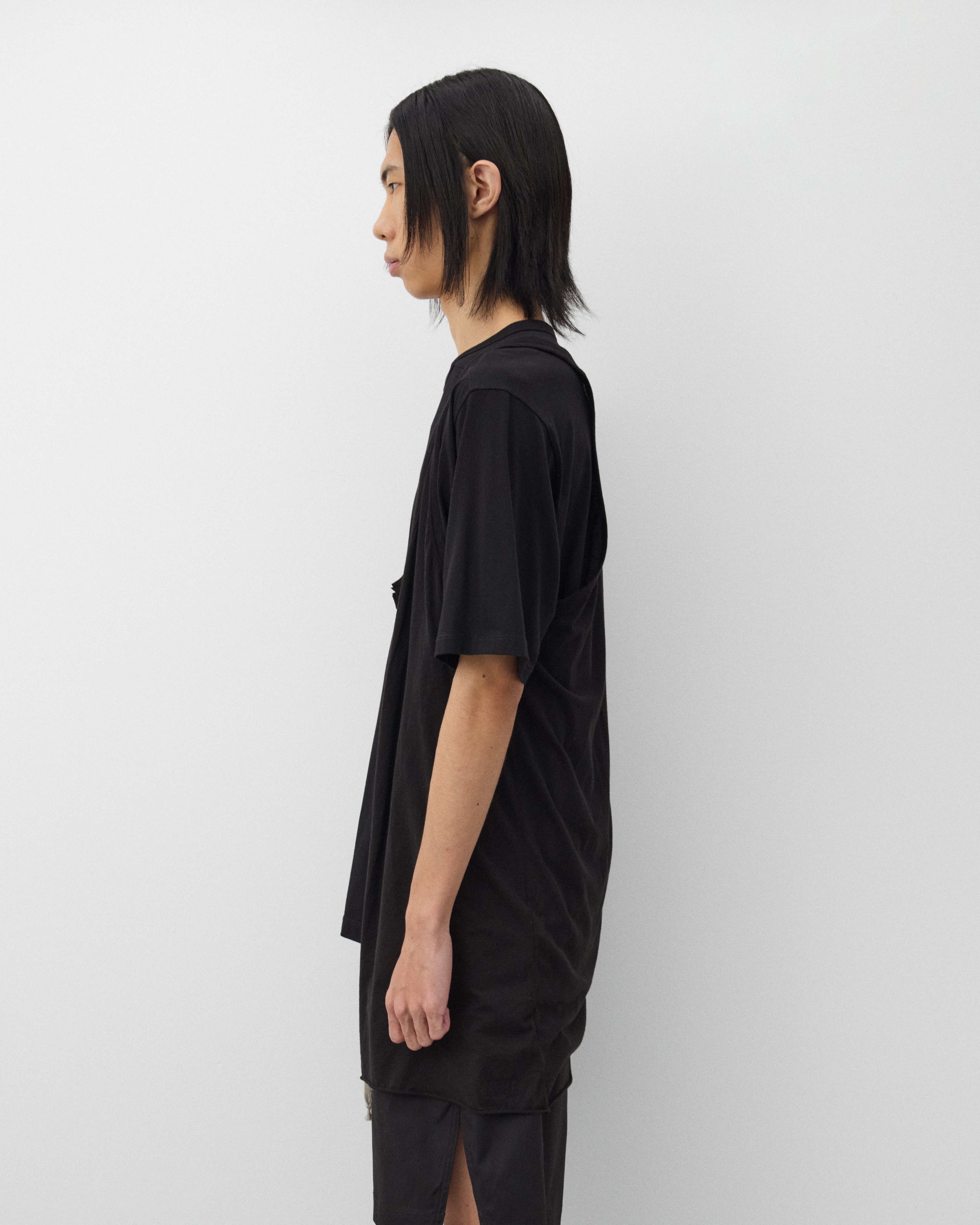 Rick Owens: Men's Open Pony Tank (Black) | DSMNY E-SHOP