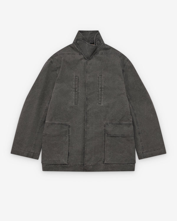 Rick Owens - Men's Collared Mac - (Gravel)