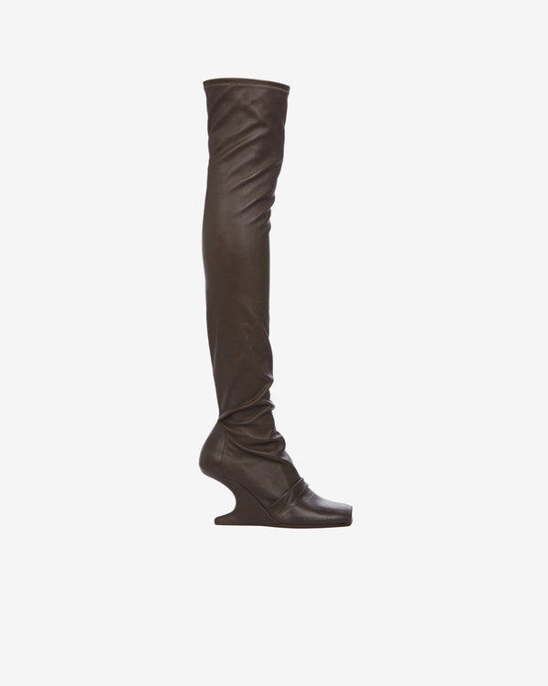 Rick Owens - Women's Cantilever 8 Thigh High - (Dark Dust)