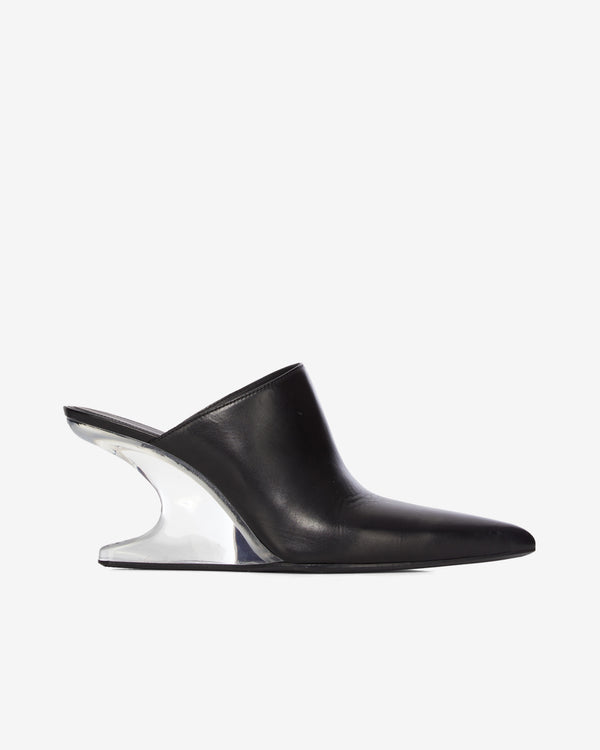 Rick Owens - Women's Cantilever Sabot Sharp - (Black/Clear)