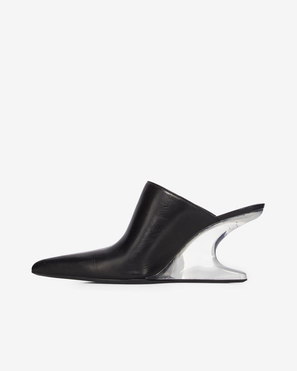 Rick Owens - Women's Cantilever Sabot Sharp - (Black/Clear)