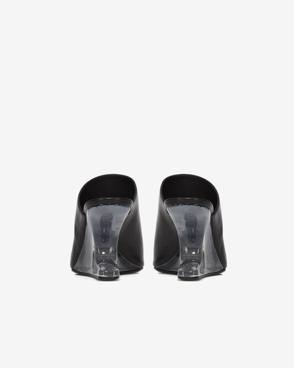 Rick Owens - Women's Cantilever Sabot Sharp - (Black/Clear)