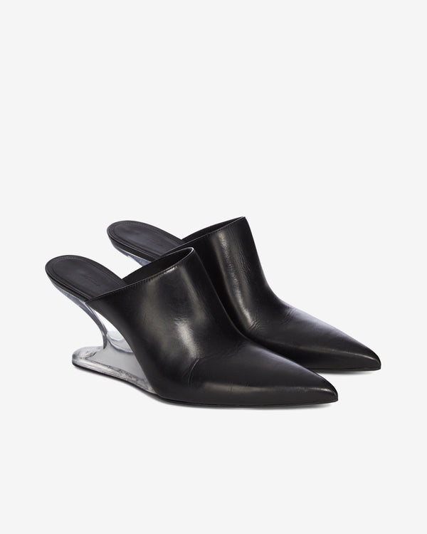 Rick Owens - Women's Cantilever Sabot Sharp - (Black/Clear)