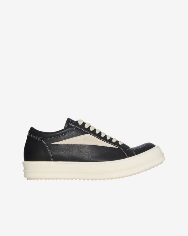 Rick Owens - Men's Vintage Sneaks - (Black/White)