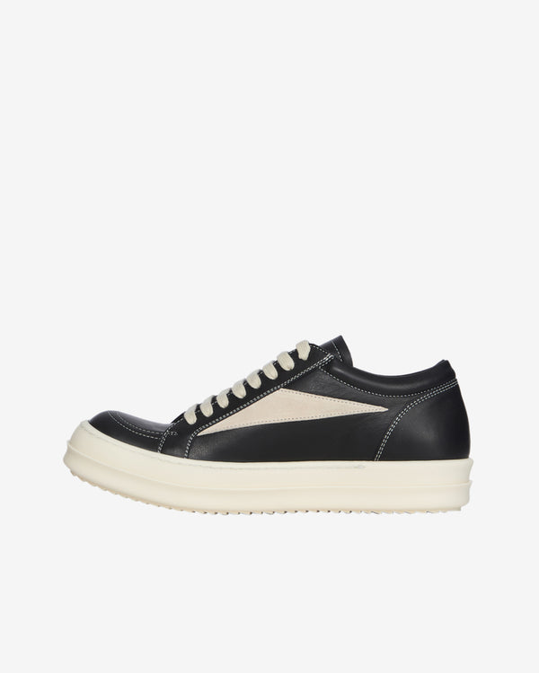 Rick Owens - Men's Vintage Sneaks - (Black/White)