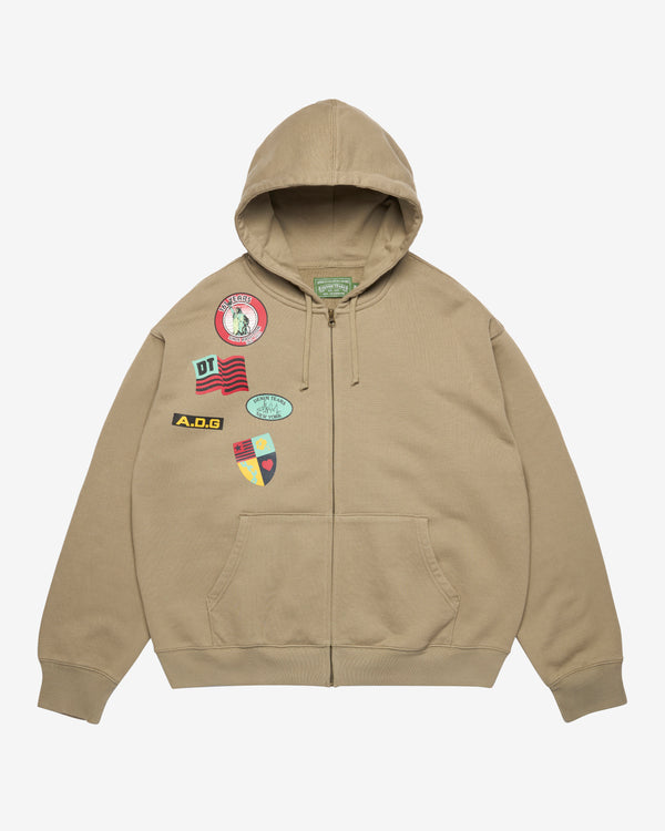 Denim Tears - Men's Ranger Patches Hoodie - (Military Green)