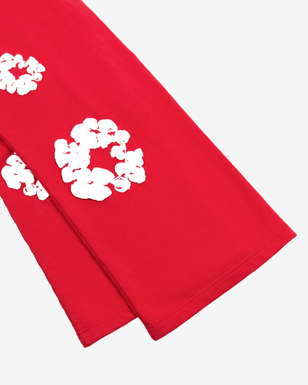 Denim Tears - Men's Cotton Wreath Baggy Sweatpants - (Red)