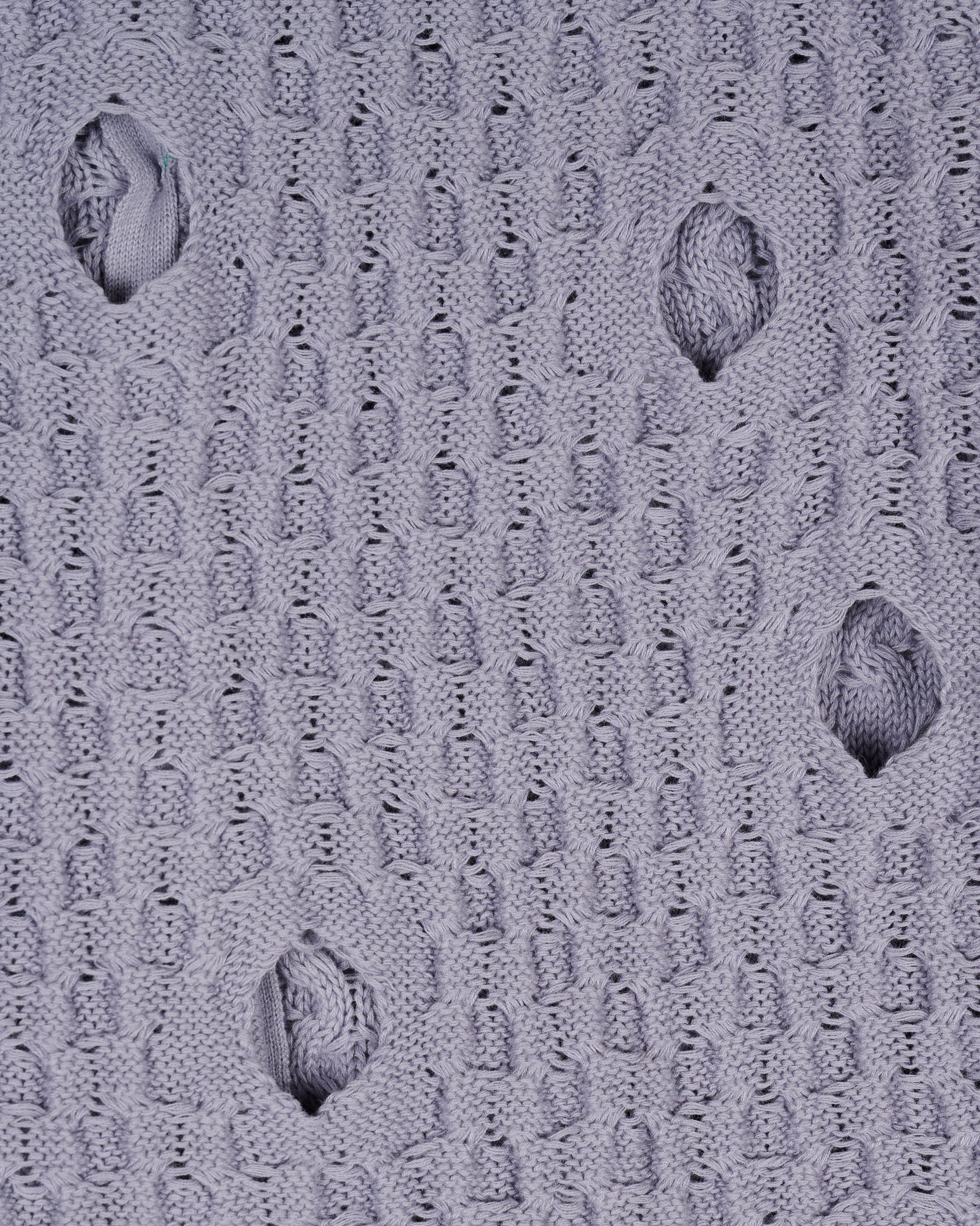 Brain Dead - Women's Reverse Seam Wholey Sweater - (Washed Blue) view 3, Click to Zoom in