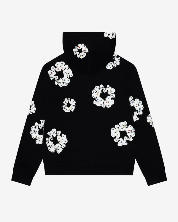 Denim Tears - Men's Rhinestone Wreath Hoodie - (Black)