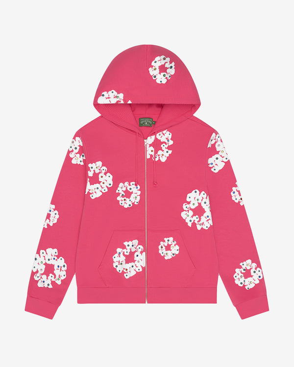 Denim Tears - Men's Rhinestone Wreath Hoodie - (Pink)