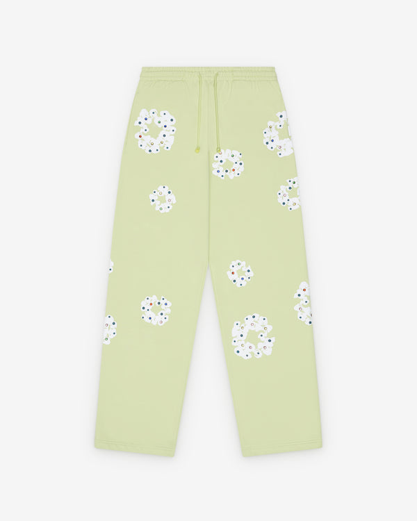 Denim Tears - Men's Rhinestone Wreath Sweatpants - (Lime)