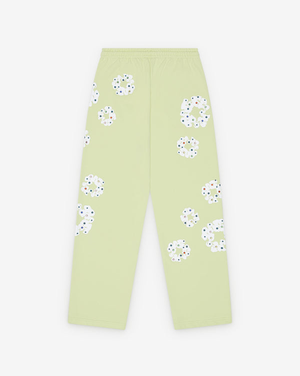 Denim Tears - Men's Rhinestone Wreath Sweatpants - (Lime)