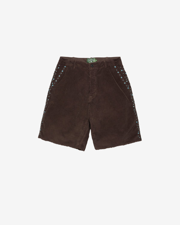 Denim Tears - Men's Peace Corduroy Shorts - (Brown)